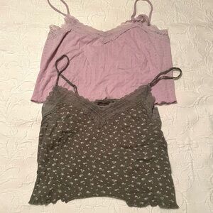BUNDLE! cute American Eagle tank tops, cropped. great quality!